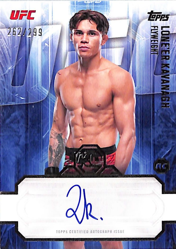 2026 Topps Knockout UFC Lone'er Kavanagh Auto Autograph Rookie RC /299