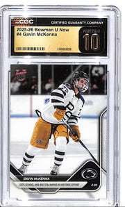 2025-26 Bowman University U Now Gavin McKenna #3 CGC 10 Pristine Penn State