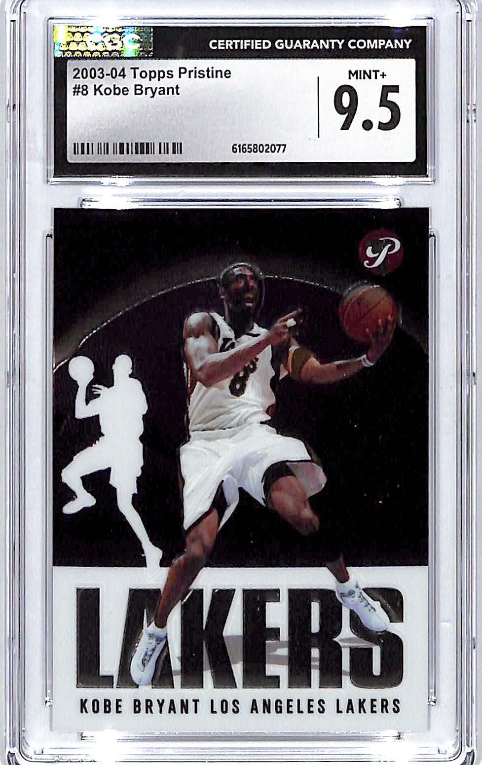 2003-04 Topps Pristine Kobe Bryant #8 CGC 9.5 Lakers