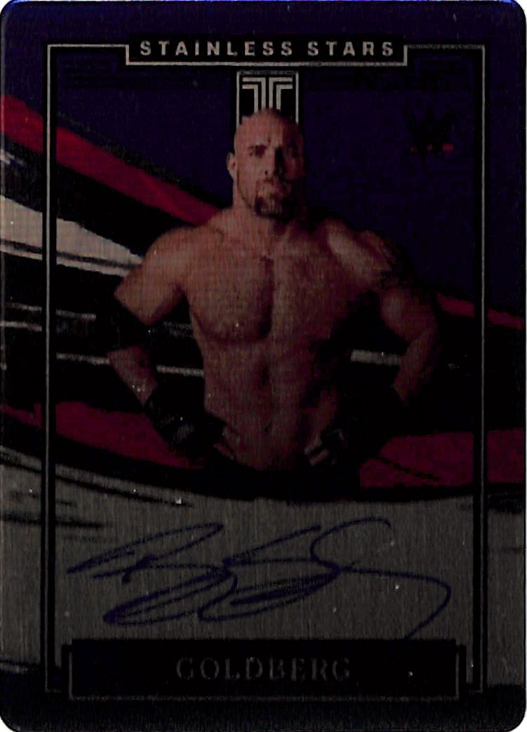 2022 Impeccable WWE Goldberg Auto Autograph Stainless Stars /75