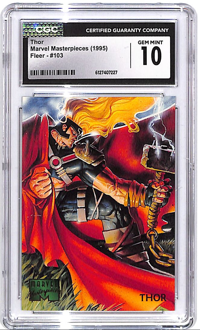 1995 Fleer Marvel Masterpieces Thor #103 CGC 10