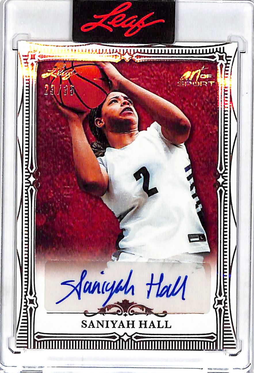 2026 Leaf Art of Sport Saniyah Hall Auto Autograph Rookie RC /35 USC