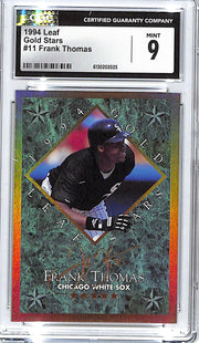 1994 Leaf Frank Thomas Gold Stars #11 CGC 9 /10000