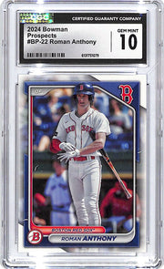 2024 Bowman Roman Anthony Prospects Rookie RC CGC 10 Red Sox