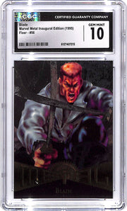 1995 Fleer Marvel Metal Blade #56 CGC 10