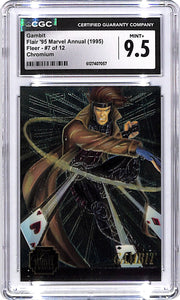 1995 Fleer Flair 95 Marvel Annual Gambit Chromium #7 CGC 9.5
