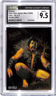 1995 Fleer Ultra Spider Man Kraven Golden Web #4 CGC 9.5