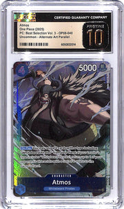 One Piece PC Best Collection Vol 3 OP08 Atmos Alternate Art CGC 10 Pristine 040