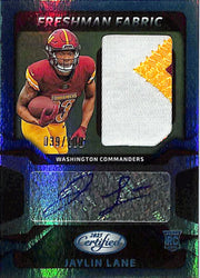 2024 Certified Jaylin Lane Auto Autograph Rookie RC Patch Jersey RPA /199 Commanders
