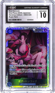 One Piece Japanese Heroines Edition EB03 Boa Hancock 026 Super Rare CGC 10