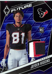 2025 Phoenix Jayen Higgins Patch Jersey Rookie RC Purple /199 Texans