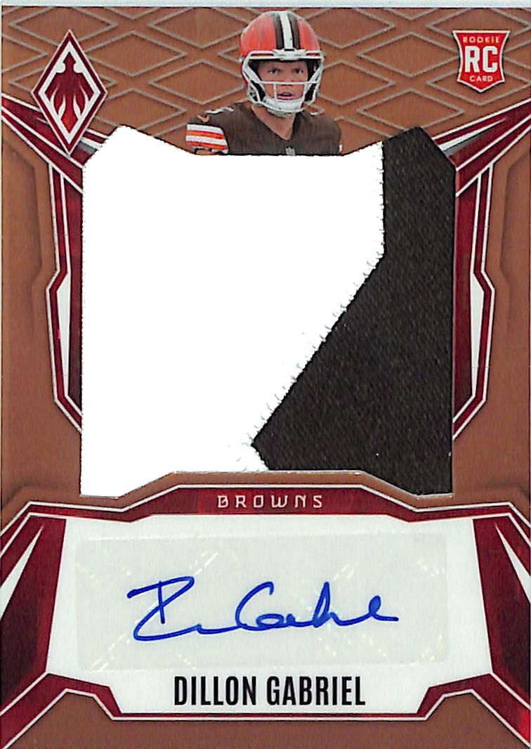 2025 Phoenix Dillon Gabriel Auto Autograph Rookie RC Patch RPA Bronze Pandora /199 Browns