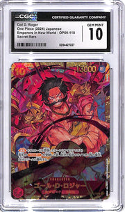 One Piece Japanese Emperors in New World OP09 Gol D Roger 118 CGC 10