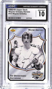 1992-93 Upper Deck Wayne Gretzky Heroes #10 CGC 10