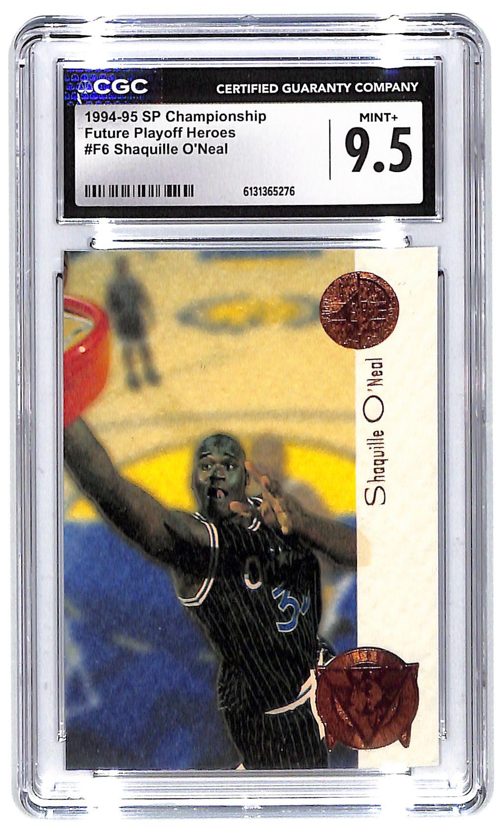 1994-93 Shaquille O'Neal SP Championship #F6 CGC Mint Plus 9.5