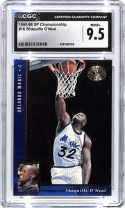 1995-96 SP Championship Shaquille O'Neal #76 CGC 9.5 Magic