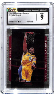 2004-05 Bowman Chrome Kobe Bryant #8 CGC 9 Lakers