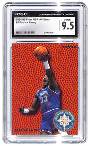 1994-95 Patrick Ewing Fleer NBA All Stars #5 CGC Mint Plus 9.5