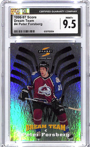 1996-97 Score Peter Forsberg Dream Team #4 CGC 9.5
