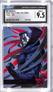 1994 Fleer Ultra X-Men 95 Mr Sinister #32 CGC 9.5