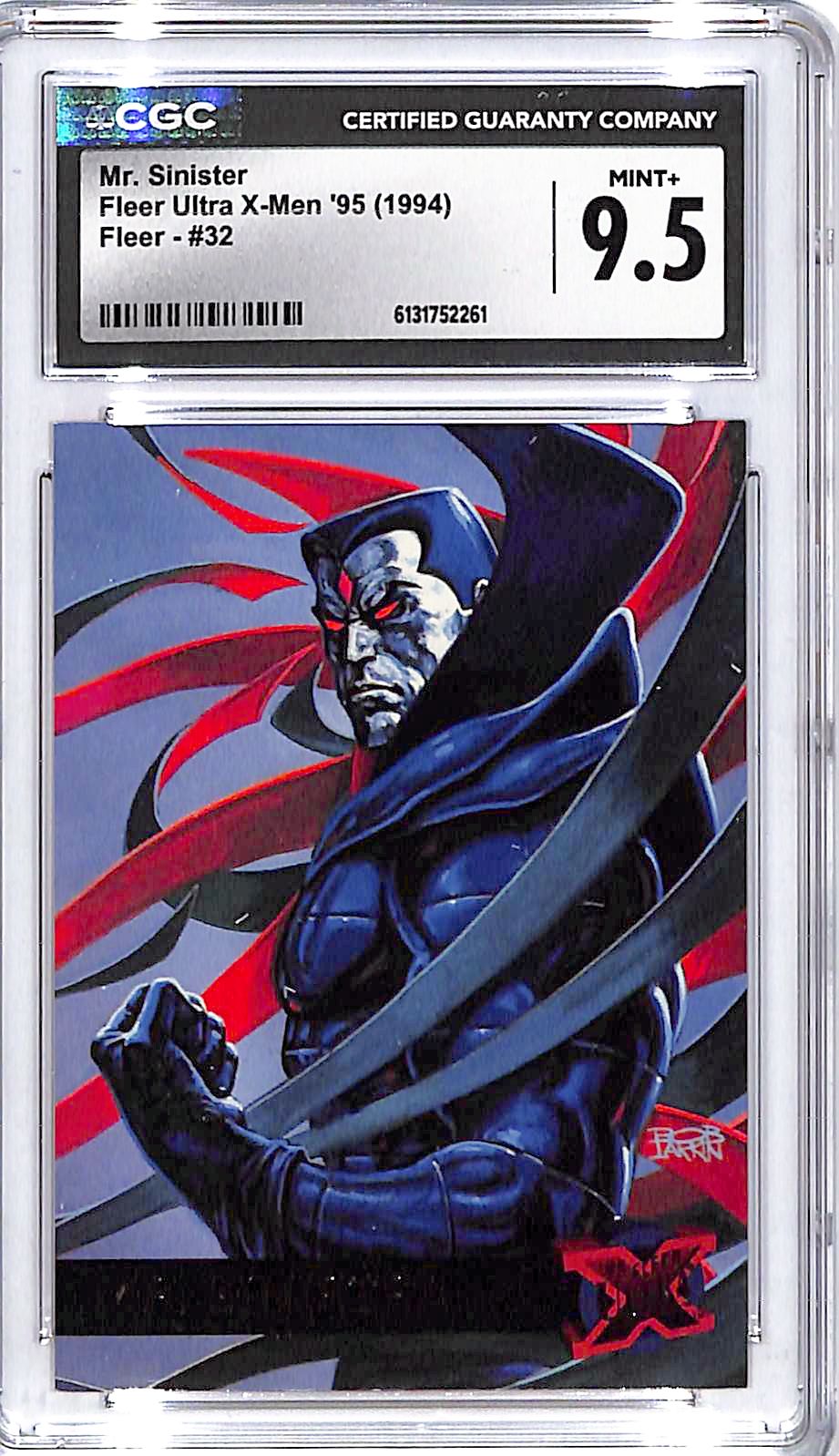 1994 Fleer Ultra X-Men 95 Mr Sinister #32 CGC 9.5