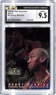 1996-97 Flair Showcase Danny Manning Row 0 #82 CGC 9.5 Suns