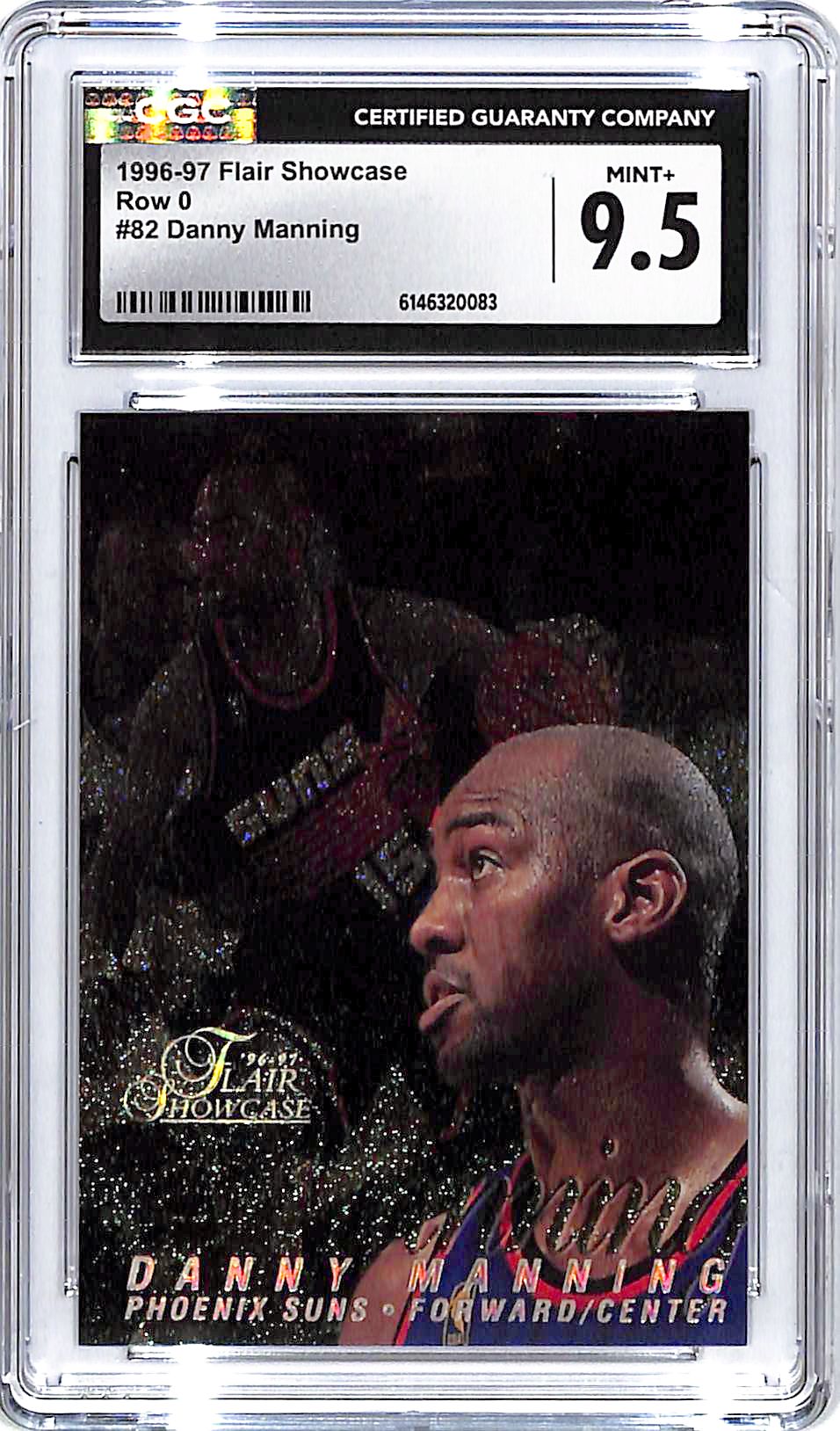 1996-97 Flair Showcase Danny Manning Row 0 #82 CGC 9.5 Suns