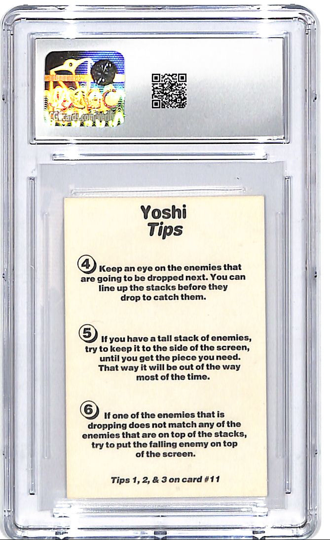 1993 Amurol Game Boy Tips Yoshi #11 CGC 9.5