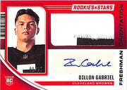 2025 Rookies and Stars Dillon Gabriel Auto Autograph Patch Rookie RC Jersey /25 Browns