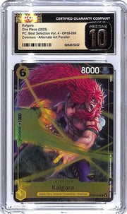 One Piece PC Best Collection Vol 4 OP08 Kalgara 099 Alternate Art CGC 10 Pristine