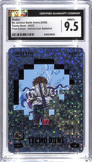 Bo Jackson Battle Arena Tecmo Bowl Skatter First Edition Helmet Icon Battlefoil CGC 9.5