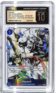 One Piece SD Ace & Newgate ST22 Square Alternate Art CGC 10 Pristine