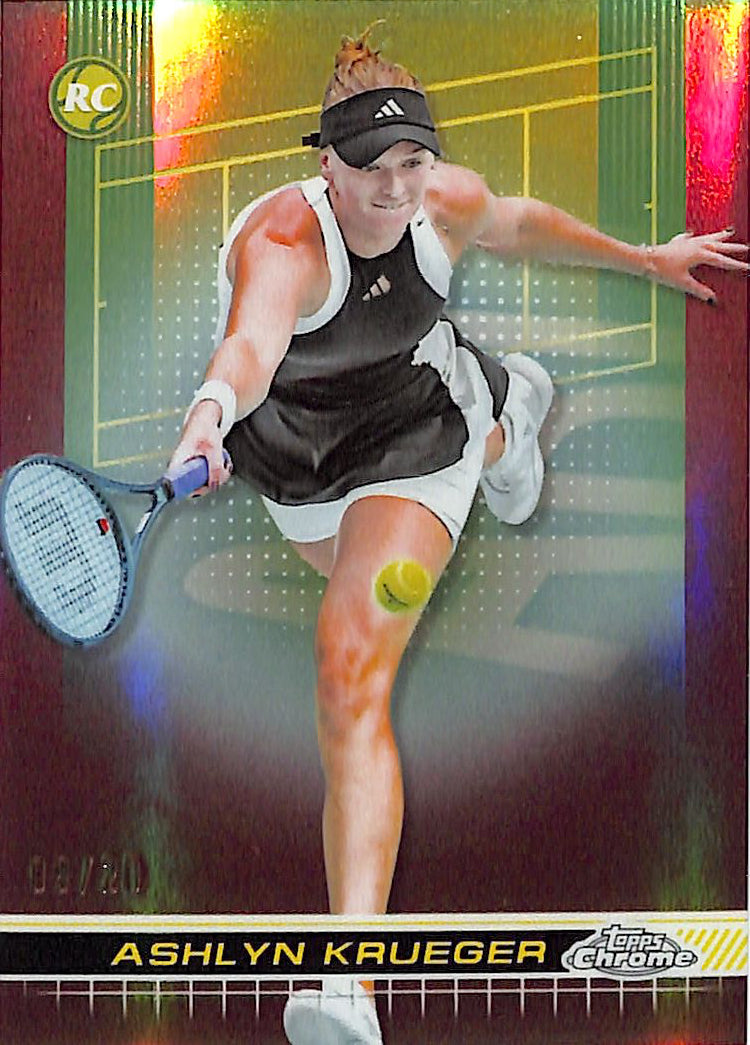 2024 Topps Chrome Tennis Ashlyn Krueger Rose Gold Refractor /20