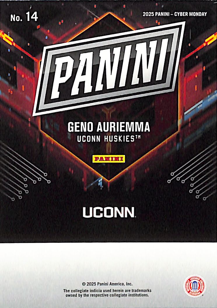 2025 Panini Cyber Monday Geno Auriemma /199 UConn