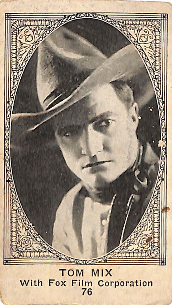 Tom Mix Vintage Cigarettes Tobacco Card