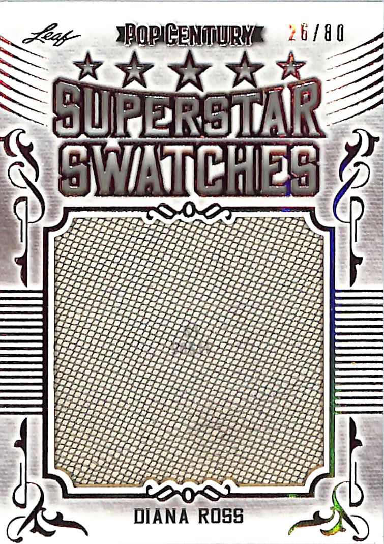2021 Lef Pop Century Dianna Ross Superstar Swatches Patch Relic /80