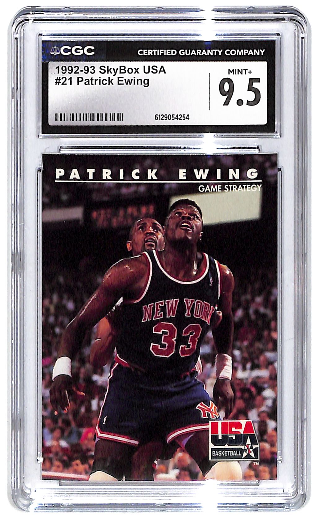 1992-93 Patrick Ewing Skybox USA #21 CGC Mint Plus 9.5