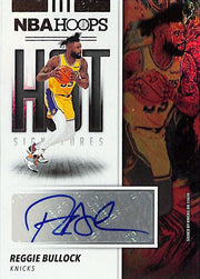 2019-20 Hoops Reggie Bullock Hot Signatures  Auto Autograph Knicks