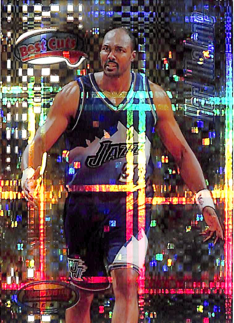 1998-99 Bowmans Best Cuts Karl Malone Atomic Refractor Jazz