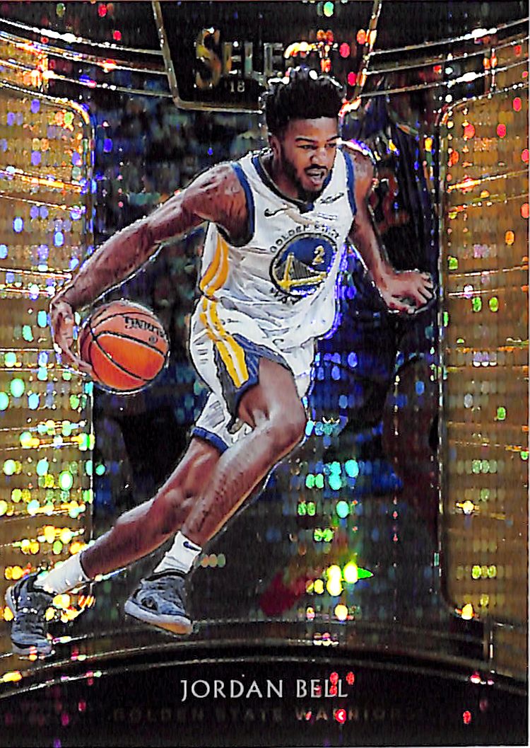 2018-19 Select Jordan Bell Orange Pulsar Rookie RC /13 Warriors