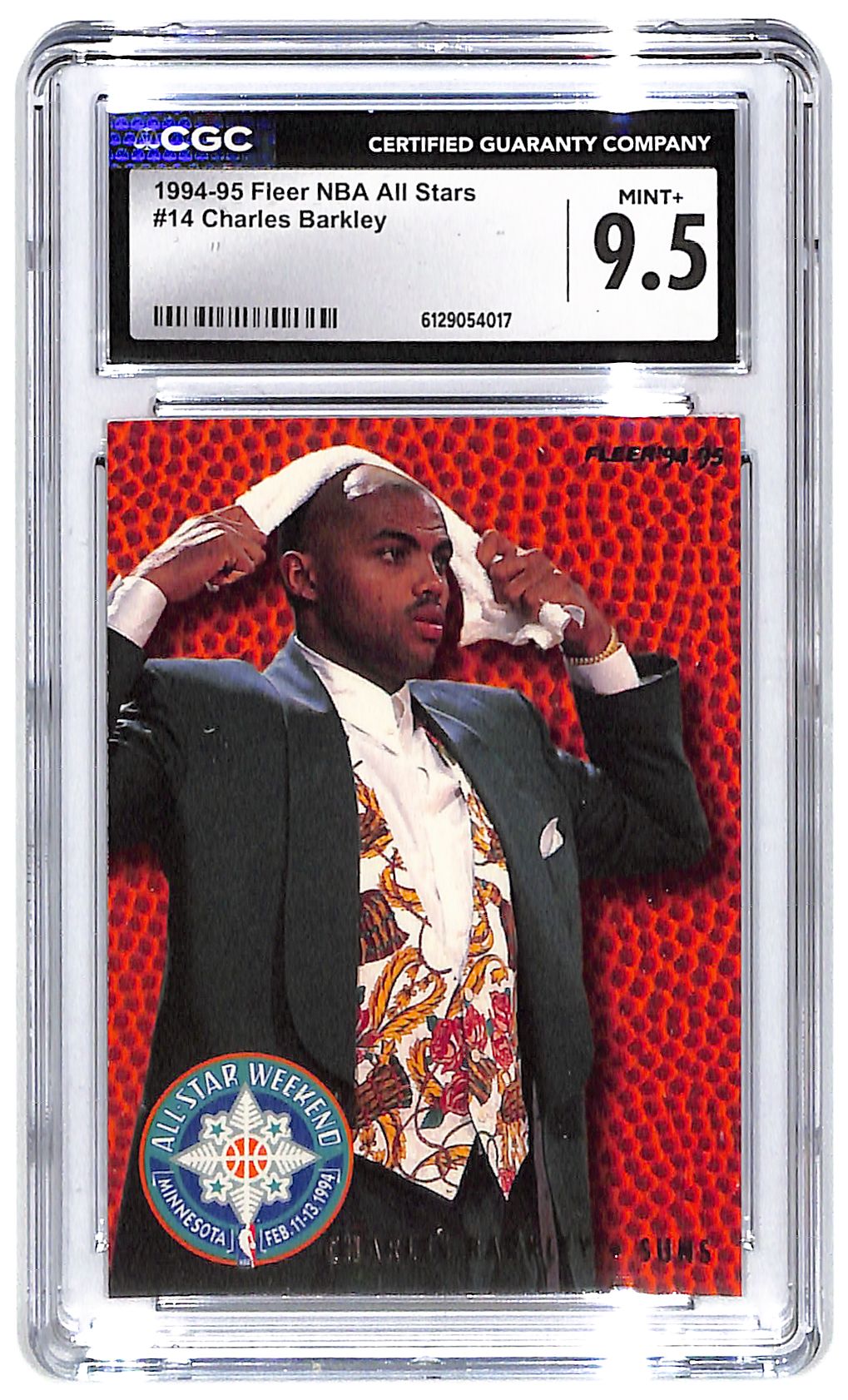 1994-95 Charles Barkley Fleer NBA All Stars #14 CGC Mint Plus 9.5
