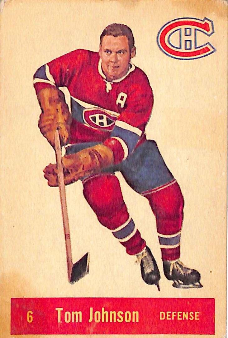 1957 Parkhurst Tom Johnson Canadians