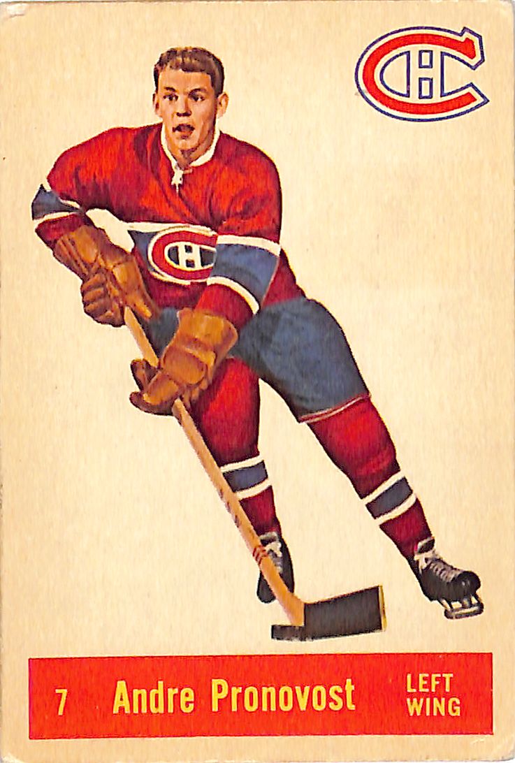1957 Parkhurst Andre Pronovost Canadians