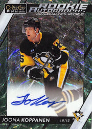 2023-24 O-Pee-Chee Platinum Joona Koppanen Auto Autograph Rookie Emerald Surge /10