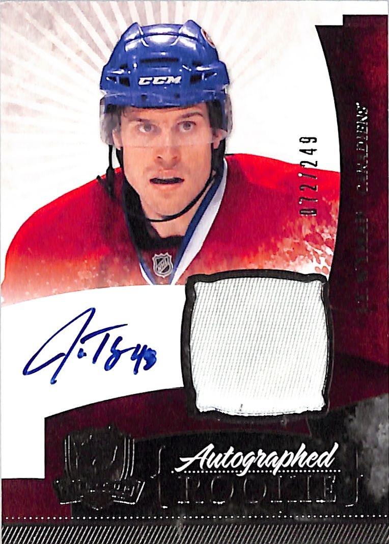 2010-11 Upper Deck The Cup JT Wyman Auto Autograph Rookie RC Patch /249