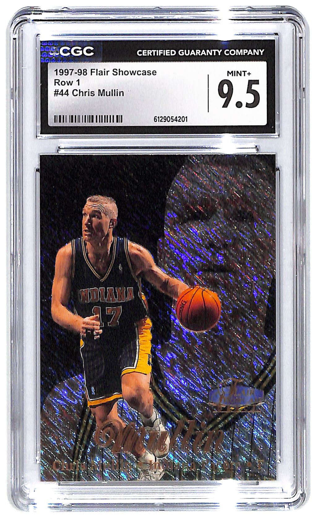 1997-98 Chris Mullin Flair Showcase Row 1 #44 CGC Mint Plus 9.5