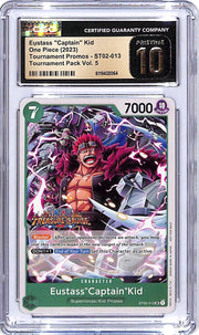 One Piece Tournament Promos Tournament Pack Vol 6 ST02 Eustass Captain Kid 013 CGC 10 Pristine
