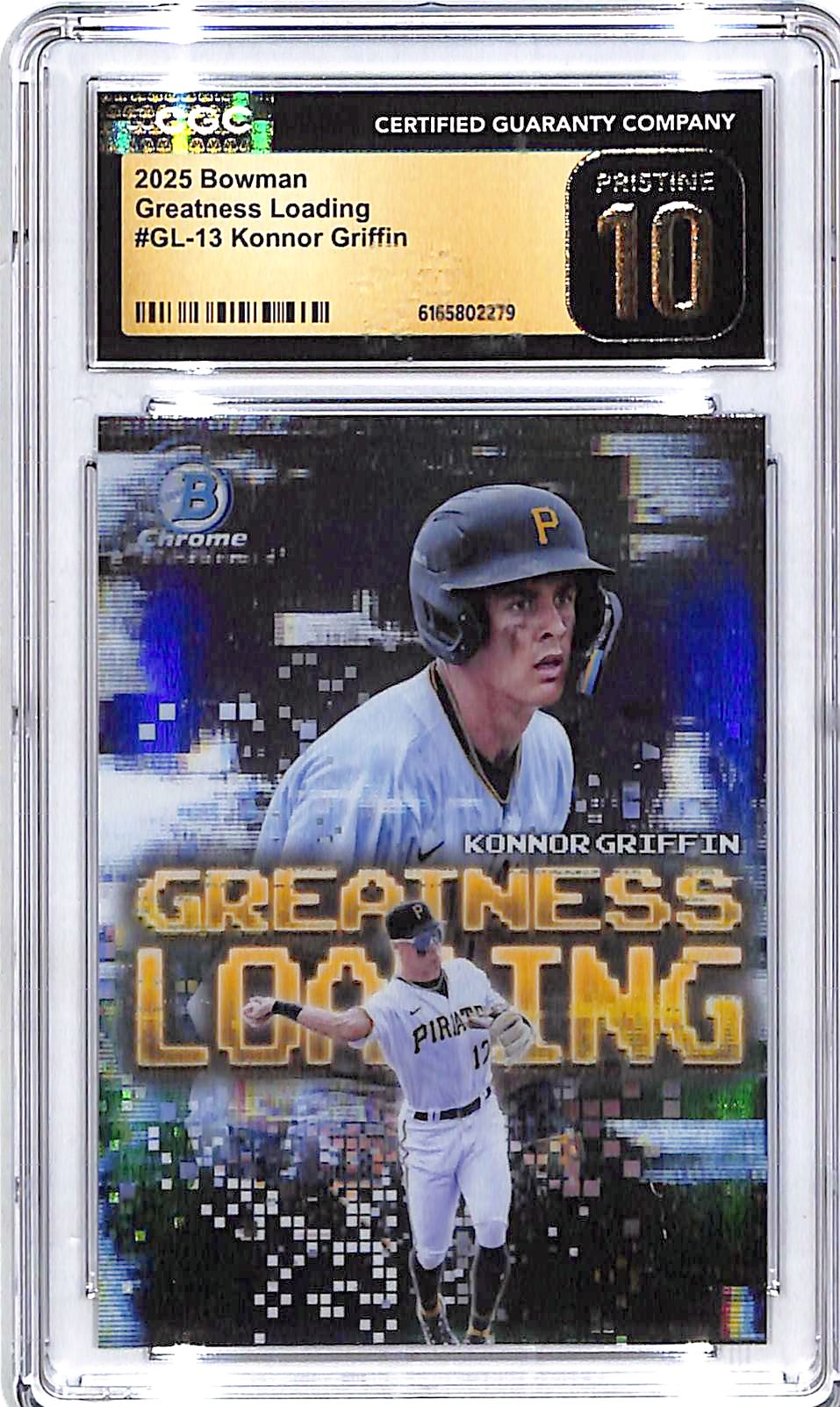 2025 Bowman Chrome Konnor Griffin Greatness Loading Rookie RC CGC 10 Pristine