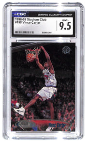 1998-99 Vince Carter Stadium Club #198 CGC Mint Plus 9.5