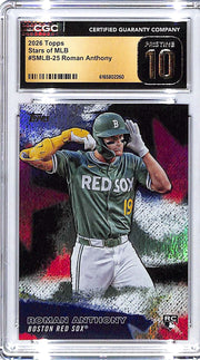 2026 Topps Roman Anthony Stars of MLB Rookie RC CGC 10 Pristine Red Sox